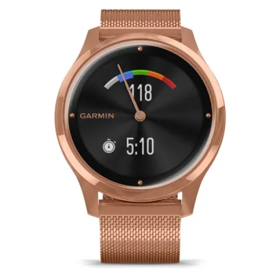 Фитнес часы Garmin vivomove Luxe Rose Gold-Black 010-02241-24 - 3 - Robinzon.ua