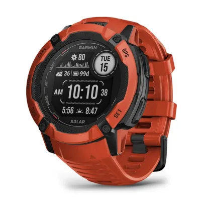 Часы-навигатор Garmin Instinct 2X Solar Flame Red 010-02805-01 - 1 - Robinzon.ua