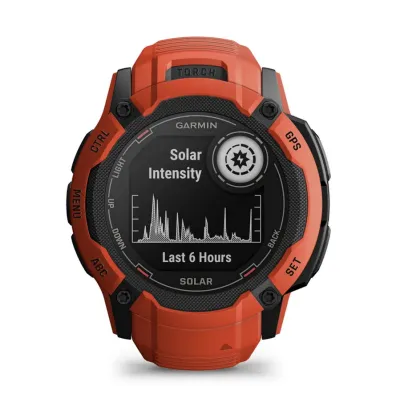 Часы-навигатор Garmin Instinct 2X Solar Flame Red 010-02805-01 - 2 - Robinzon.ua