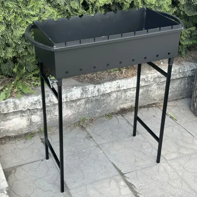 Мангал Mzavod Гектор на 9 шампуров 4мм на ножках - 2 Мангал Mzavod Гектор на 9 шампуров 4мм на ножках - 2 - Robinzon.ua