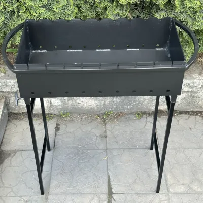 Мангал Mzavod Гектор на 9 шампуров 4мм на ножках - 3 Мангал Mzavod Гектор на 9 шампуров 4мм на ножках - 3 - Robinzon.ua