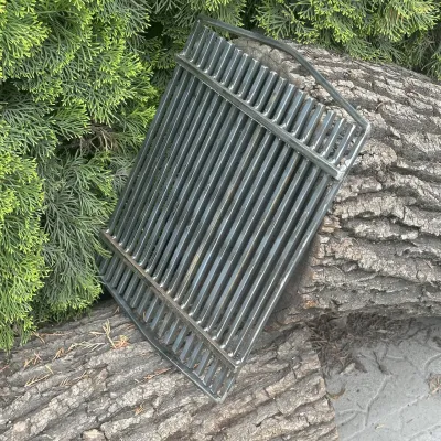 Універсальна сталева решітка-гриль Mzavod з ручками 520х320мм - 2 Універсальна сталева решітка-гриль Mzavod з ручками 520х320мм - 2 - Robinzon.ua