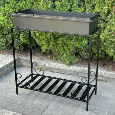 Мангал Mzavod Гефест 12 шампурів 3мм на дровниці - 1 Мангал Mzavod Гефест 12 шампурів 3мм на дровниці - 1 - Robinzon.ua