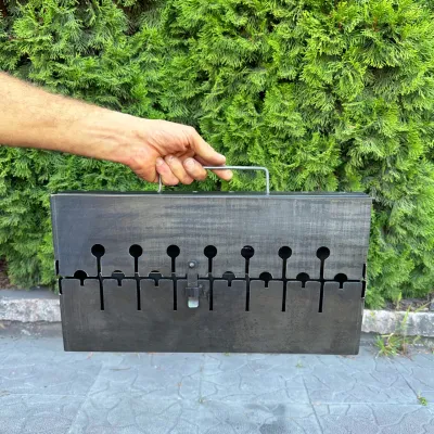 Мангал-валіза Mzavod Пегас на 8 шампурів 3мм - 5 Мангал-валіза Mzavod Пегас на 8 шампурів 3мм - 5 - Robinzon.ua