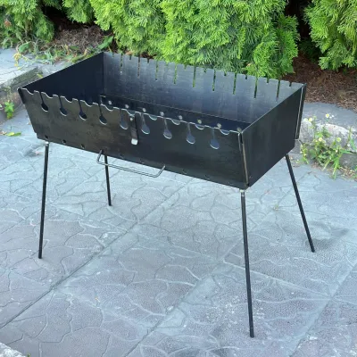 Мангал-валіза Mzavod Пегас на 10 шампурів 3мм - 1 Мангал-валіза Mzavod Пегас на 10 шампурів 3мм - 1 - Robinzon.ua