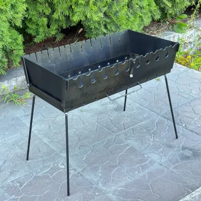 Мангал-валіза Mzavod Пегас на 10 шампурів 3мм - 2 Мангал-валіза Mzavod Пегас на 10 шампурів 3мм - 2 - Robinzon.ua