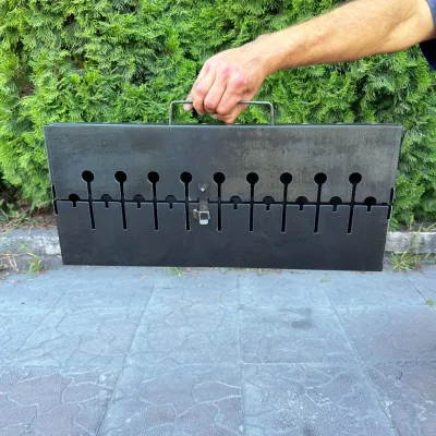 Мангал-валіза Mzavod Пегас на 10 шампурів 3мм - 5 Мангал-валіза Mzavod Пегас на 10 шампурів 3мм - 5 - Robinzon.ua