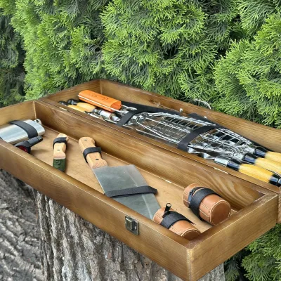 Подарунковий набір Mzavod Майстер BBQ темний - 2 Подарунковий набір Mzavod Майстер BBQ темний - 2 - Robinzon.ua