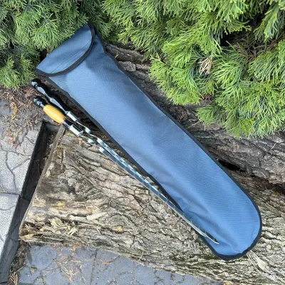 Чохол-сумка Mzavod із клапаном на липучці на 8 шампурів сірий - 3 Чохол-сумка Mzavod із клапаном на липучці на 8 шампурів сірий - 3 - Robinzon.ua