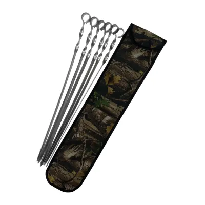 Шампур Mzavod сталевий 560х12х3мм - 1 Шампур Mzavod сталевий 560х12х3мм - 1 - Robinzon.ua