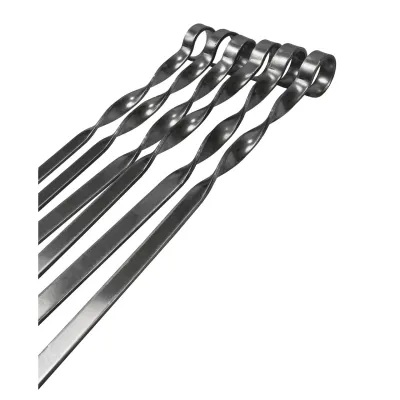 Шампур Mzavod сталевий 560х12х3мм - 3 Шампур Mzavod сталевий 560х12х3мм - 3 - Robinzon.ua