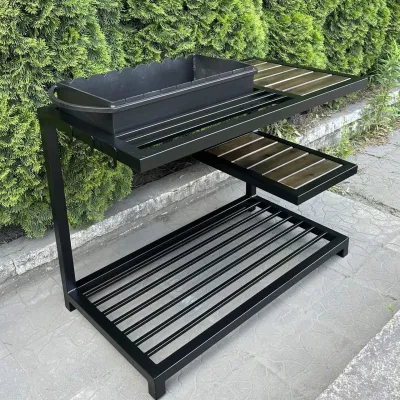 Мангал Mzavod Одін на 9 шампурів 4мм в стилі LOFT - 1 Мангал Mzavod Одін на 9 шампурів 4мм в стилі LOFT - 1 - Robinzon.ua