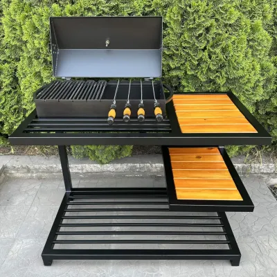 Мангал-барбекю Mzavod Одін на 9 шампурів 4мм в стилі LOFT - 4 Мангал-барбекю Mzavod Одін на 9 шампурів 4мм в стилі LOFT - 4 - Robinzon.ua