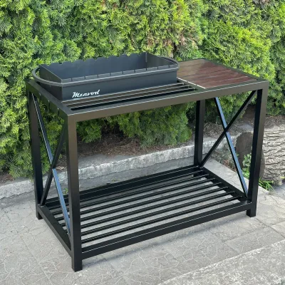 Мангал Mzavod Тор на 9 шампурів 4мм в стилі LOFT - 1 Мангал Mzavod Тор на 9 шампурів 4мм в стилі LOFT - 1 - Robinzon.ua