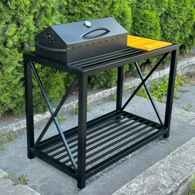 Мангал-барбекю Mzavod Тор на 9 шампурів 4мм в стилі LOFT - 3 Мангал-барбекю Mzavod Тор на 9 шампурів 4мм в стилі LOFT - 3 - Robinzon.ua