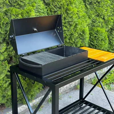 Мангал-барбекю Mzavod Тор на 9 шампурів 4мм в стилі LOFT - 4 Мангал-барбекю Mzavod Тор на 9 шампурів 4мм в стилі LOFT - 4 - Robinzon.ua