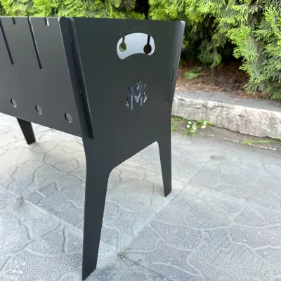 Розбірний мангал Mzavod Фенікс на 8 шампурів 2мм - 4 Розбірний мангал Mzavod Фенікс на 8 шампурів 2мм - 4 - Robinzon.ua