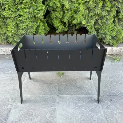 Розбірний мангал Mzavod Фенікс на 8 шампурів 3мм - 2 Розбірний мангал Mzavod Фенікс на 8 шампурів 3мм - 2 - Robinzon.ua