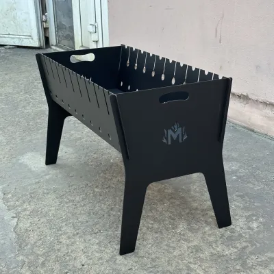 Розбірний мангал Mzavod Фенікс на 10 шампурів 3мм - 1 Розбірний мангал Mzavod Фенікс на 10 шампурів 3мм - 1 - Robinzon.ua