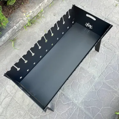 Розбірний мангал Mzavod Фенікс на 10 шампурів 3мм - 2 Розбірний мангал Mzavod Фенікс на 10 шампурів 3мм - 2 - Robinzon.ua