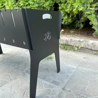 Розбірний мангал Mzavod Фенікс на 10 шампурів 3мм - 4 Розбірний мангал Mzavod Фенікс на 10 шампурів 3мм - 4 - Robinzon.ua