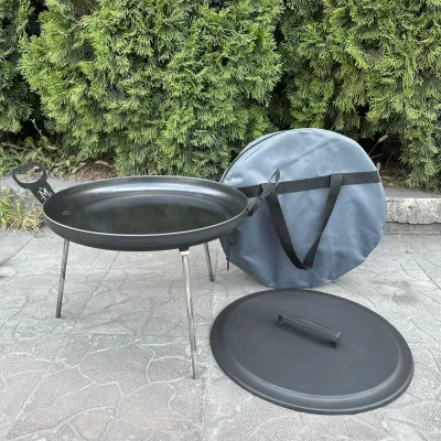 Сковорода з диску Mzavod Фрея 40см з кришкою та чохлом - 2 - Robinzon.ua