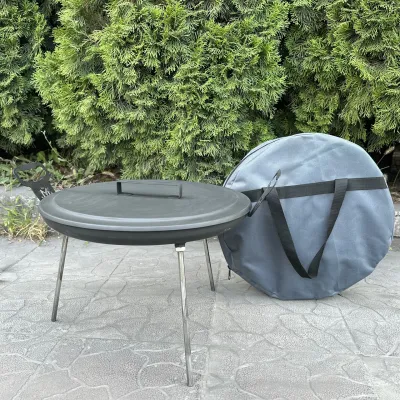 Сковорода з диску Mzavod Фрея 40см з кришкою та чохлом - 4 - Robinzon.ua