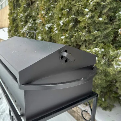 Универсальна кришка-барбекю Mzavod для мангалу на 9 шампурів - 4 Универсальна кришка-барбекю Mzavod для мангалу на 9 шампурів - 4 - Robinzon.ua