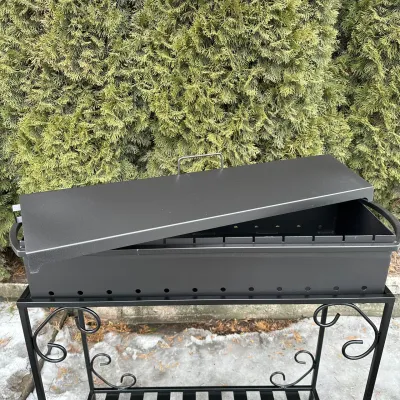 Универсальная крышка-барбекю Mzavod для мангала на 12 шампуров - 4 Универсальная крышка-барбекю Mzavod для мангала на 12 шампуров - 4 - Robinzon.ua