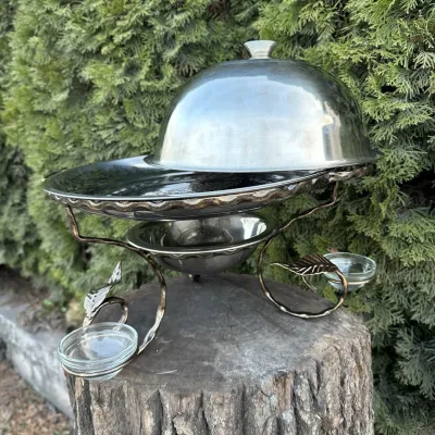 Садж для мяса Mzavod 36см с 3 соусницами - 1 - Robinzon.ua