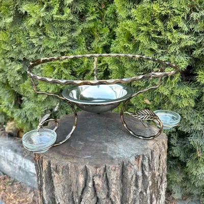 Садж для мяса Mzavod 36см с 3 соусницами - 3 - Robinzon.ua