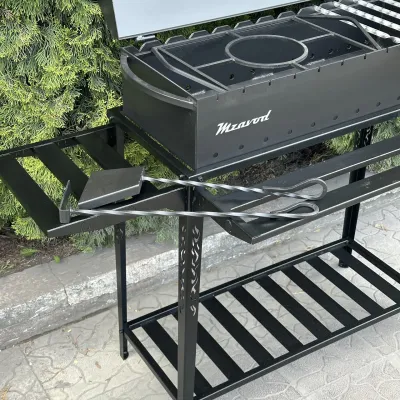 Передня полиця Mzavod для мангалу Прометей на 12 шампурів металева - 3 Передня полиця Mzavod для мангалу Прометей на 12 шампурів металева - 3 - Robinzon.ua