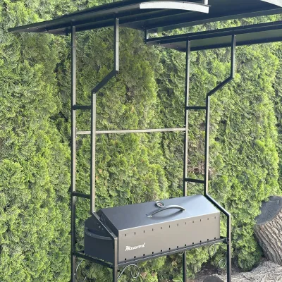 Мангал-барбекю Mzavod Зевс на 12 шампуров 3мм с крышей - 2 - Robinzon.ua