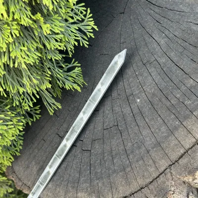 Шампур Mzavod з дерев'яною ручкою 740х12х3мм темний - 2 Шампур Mzavod з дерев'яною ручкою 740х12х3мм темний - 2 - Robinzon.ua