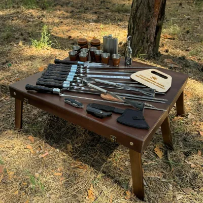 Подарочный набор Mzavod Атаман кейс-столик темный - 2 - Robinzon.ua