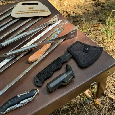 Подарочный набор Mzavod Атаман кейс-столик темный - 5 - Robinzon.ua