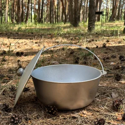 Казан КТА-08 алюминиевый с дужкой и крышкой 8л - 1 Казан КТА-08 алюминиевый с дужкой и крышкой 8л - 1 - Robinzon.ua