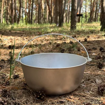 Казан КТА-08 алюминиевый с дужкой и крышкой 8л - 2 Казан КТА-08 алюминиевый с дужкой и крышкой 8л - 2 - Robinzon.ua