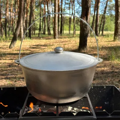 Казан КТА-08 алюминиевый с дужкой и крышкой 8л - 4 Казан КТА-08 алюминиевый с дужкой и крышкой 8л - 4 - Robinzon.ua