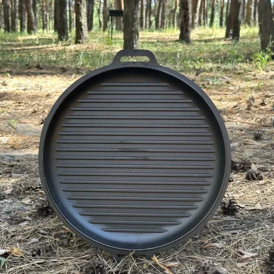 Сковорода WOK-08КС чугунная с крышкой-сковородкой гриль 8л - 3 - Robinzon.ua