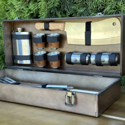 Набір для гриля Mzavod Гриль міні темний - 3 Набір для гриля Mzavod Гриль міні темний - 3 - Robinzon.ua