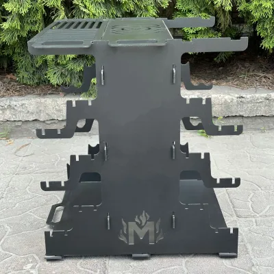 Вертикальний мангал Mzavod Медея на 6 шампурів 3мм - 3 Вертикальний мангал Mzavod Медея на 6 шампурів 3мм - 3 - Robinzon.ua