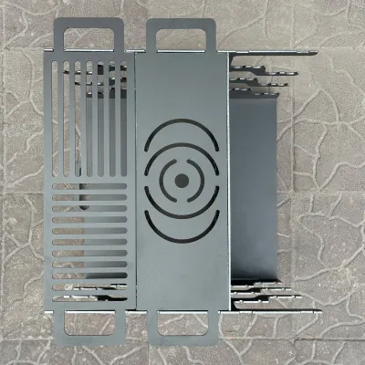 Вертикальний мангал Mzavod Медея на 6 шампурів 3мм - 6 Вертикальний мангал Mzavod Медея на 6 шампурів 3мм - 6 - Robinzon.ua