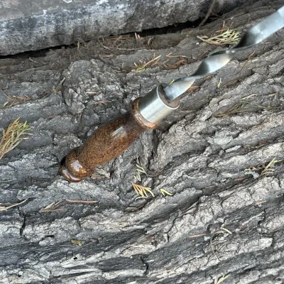 Шампур Mzavod з дерев'яною ручкою 630х12х3мм мармуровий - 1 Шампур Mzavod з дерев'яною ручкою 630х12х3мм мармуровий - 1 - Robinzon.ua