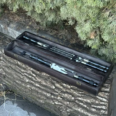 Подарочный набор Mzavod ШашлыКейс черный - 1 Подарочный набор Mzavod ШашлыКейс черный - 1 - Robinzon.ua