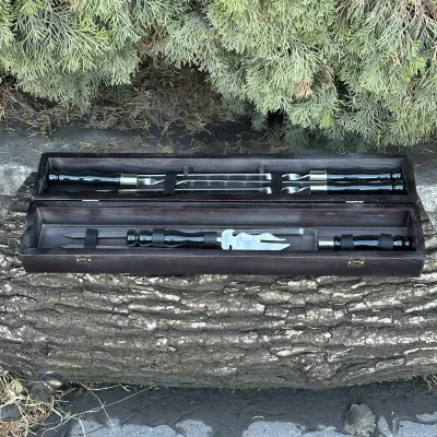 Подарочный набор Mzavod ШашлыКейс черный - 2 Подарочный набор Mzavod ШашлыКейс черный - 2 - Robinzon.ua