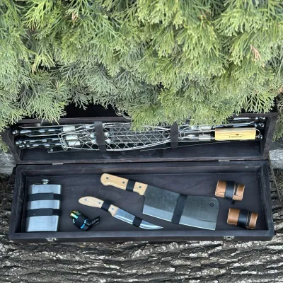 Подарунковий набір Mzavod Майстер BBQ чорний - 4 - Robinzon.ua