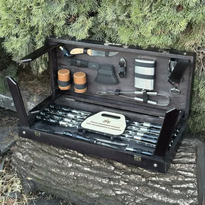 Подарунковий набір Mzavod Отаман кейс-столик чорний - 1 Подарунковий набір Mzavod Отаман кейс-столик чорний - 1 - Robinzon.ua