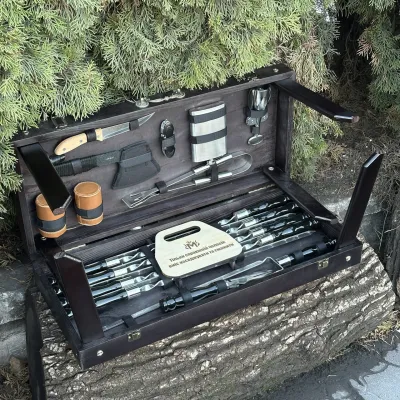 Подарунковий набір Mzavod Отаман кейс-столик чорний - 3 Подарунковий набір Mzavod Отаман кейс-столик чорний - 3 - Robinzon.ua