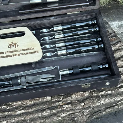 Подарунковий набір Mzavod Отаман кейс-столик чорний - 4 Подарунковий набір Mzavod Отаман кейс-столик чорний - 4 - Robinzon.ua